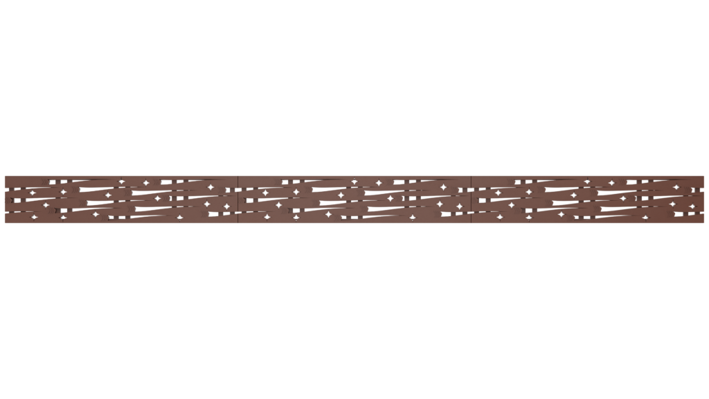 Top view of 5x24 rendered grate