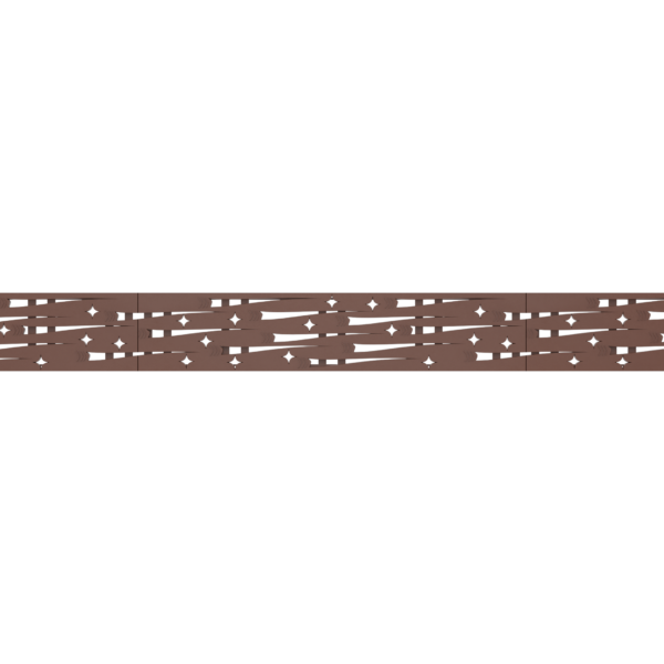 Top view of 5x24 rendered grate