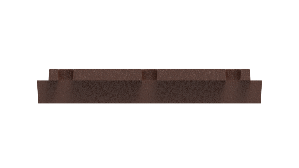 End view of 5x24 rendered grate