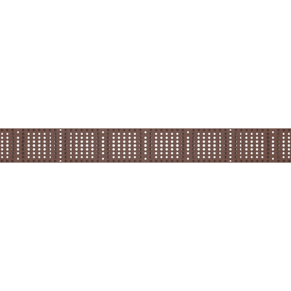 Top view of 5x24 rendered grate