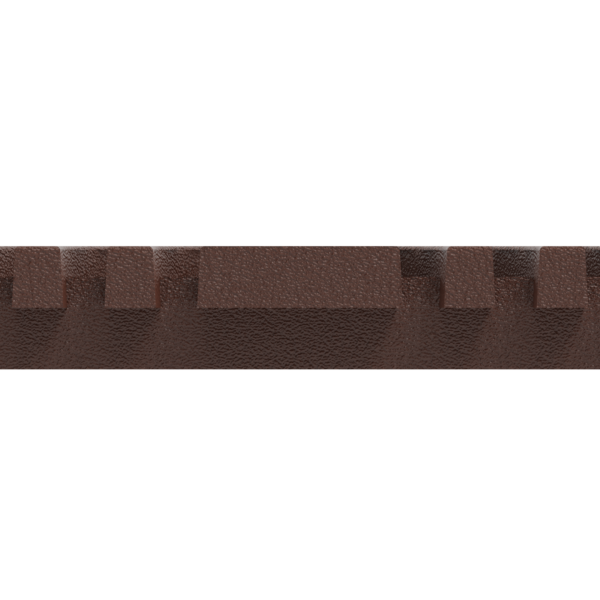 End view of 5x24 rendered grate